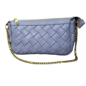 Jules Kae Lillian Vegan Leather Shoulder Bag, Color Periwinkle